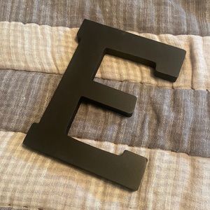 Wooden letter E